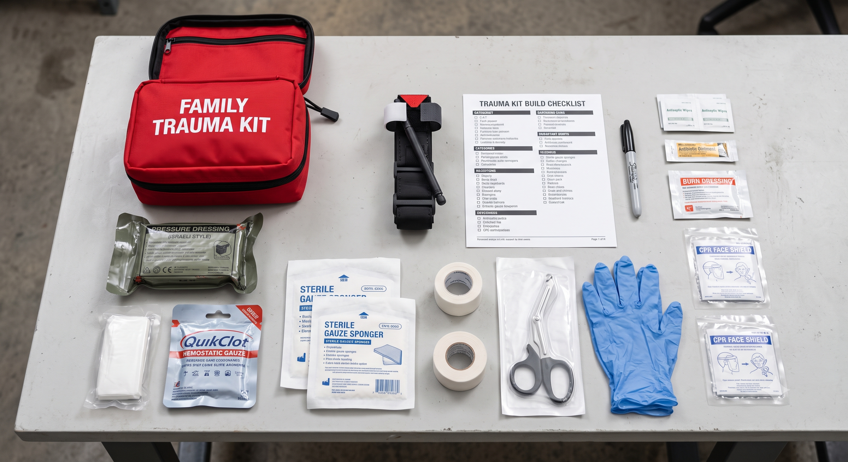 Free Trauma First-Aid Kit Course: How to Build & Use an Emergency IFAK (Includes Free Checklist)