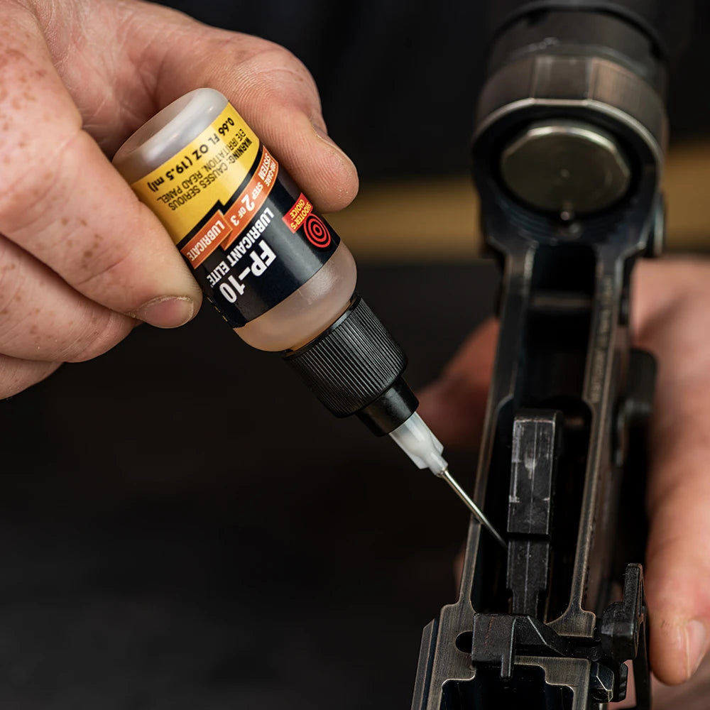 Shooter's Choice FP-10 Lubricant Elite® CLP Bottle with Precision Applicator Tips