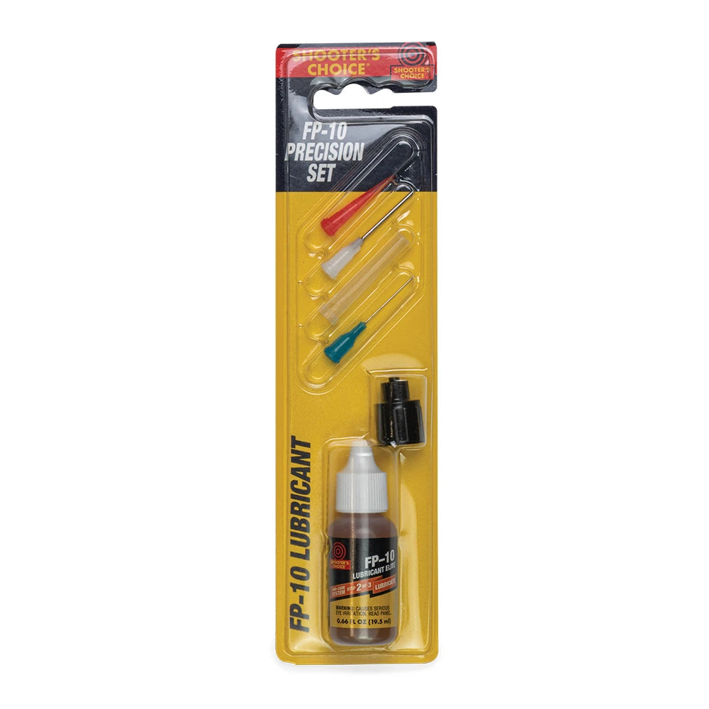 Shooter's Choice FP-10 Lubricant Elite® CLP Bottle with Precision Applicator Tips